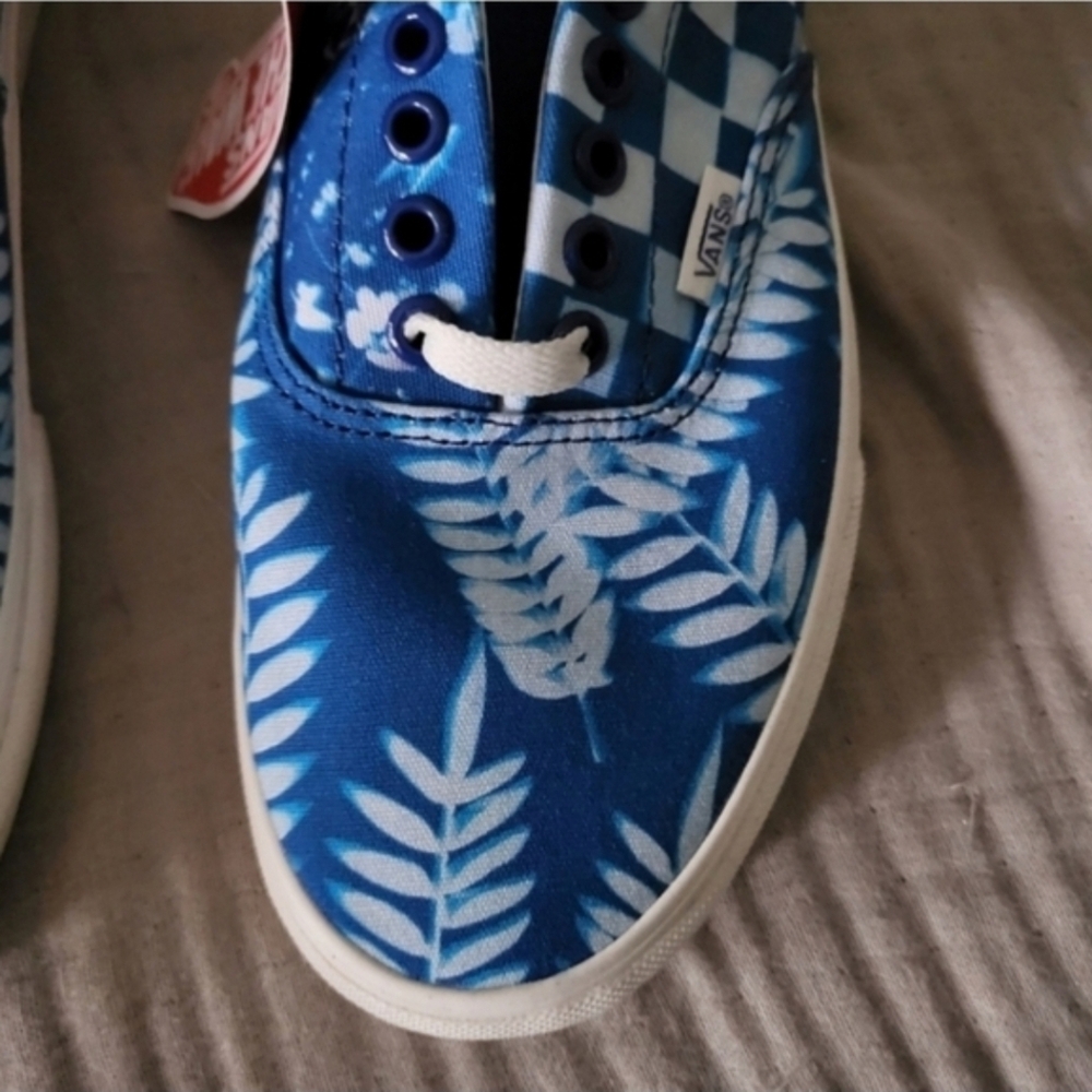 Vans Era Solar Floral Women 5 White and Blue VNOA4U39WV8 032026 - Picture 7 of 7